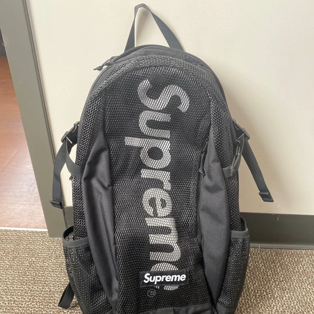 Supreme | Bags | Supreme Backpack Ss2 Black | Poshmark